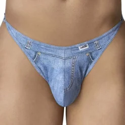 CandyMan Strings-String Cowboy Bleu Denim