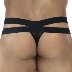 CUT4MEN Strings-String Crossed R4VAGE Noir