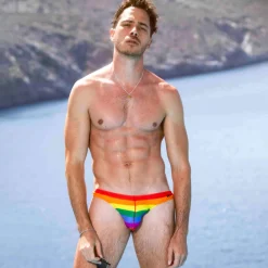 SKU Strings De Bain-String de Bain Arc-en-Ciel