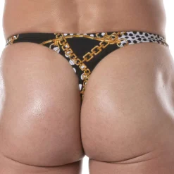 TOF Paris Strings De Bain-String de Bain Baroque Noir