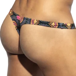 ES Collection Strings De Bain-String De Bain Paon Noir