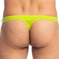 L'Homme invisible Strings De Bain-String de Bain Teddy Vert Fluo