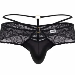 CandyMan Strings-String Dentelle 99647 Noir