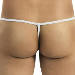 CandyMan Strings-String Ficelle Coulissant Blanc