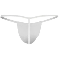 CandyMan Strings-String Ficelle Coulissant Blanc