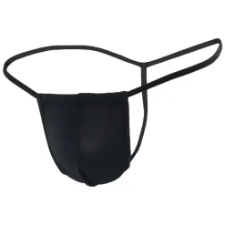 CandyMan Strings-String Ficelle Coulissant Noir