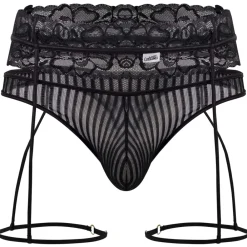 CandyMan Strings-String Jarretière Noir