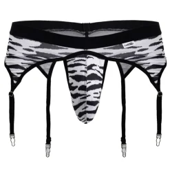 CandyMan Strings-String Jarretière Zèbre