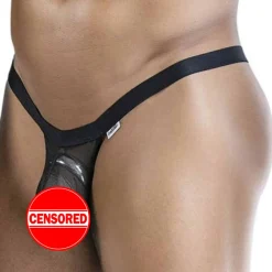 CandyMan Strings-String Maille Noir