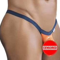 CandyMan Strings-String Maille Orange