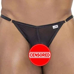 CandyMan Strings-String Mesh Noir