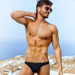 SKU Strings|Poche Ergonomique-String Microfibre Noir