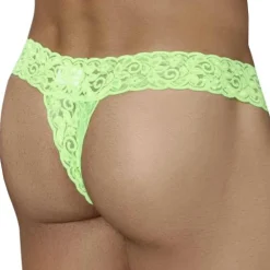 CandyMan Strings-String Peek A Boo Citron Vert