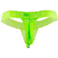 CandyMan Strings-String Peek A Boo Citron Vert