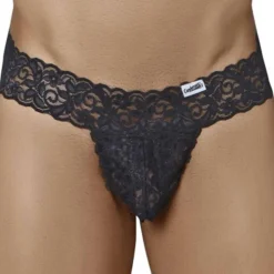 CandyMan Strings-String Peek A Boo Noir