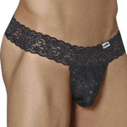 CandyMan Strings-String Peek A Boo Noir