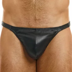 Modus Vivendi Strings-String Pleasure Simili-Cuir Noir