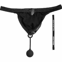 Modus Vivendi Strings-String Pleasure Simili-Cuir Noir