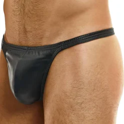 Modus Vivendi Strings-String Pleasure Simili-Cuir Noir