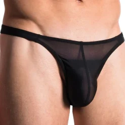 Manstore Strings|Sous-Vêtements Push Up-String Push-Up M101 Noir