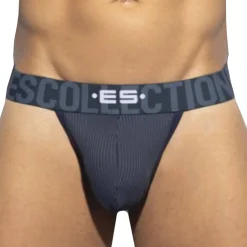 ES Collection Strings-String Recycled Rib Band Bleu Marine