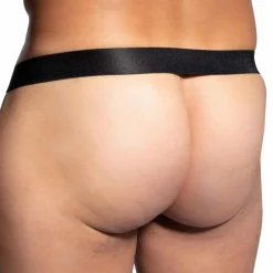 Manstore Strings-String Sans Ficelle Bungee Pouch M2485 Noir