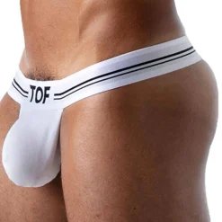 TOF Paris Strings-String Sans Ficelle French Coton Blanc