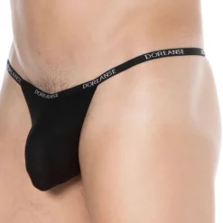 Doreanse Strings-String Sexy Micro Modal Uni Noir