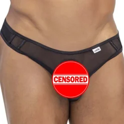 CandyMan Strings-String Sport Mesh Noir