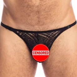 L'Homme invisible Strings-String Striptease Black Magic Noir