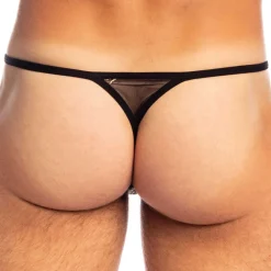 L'Homme invisible Strings-String Striptease Epi d'Or Noir