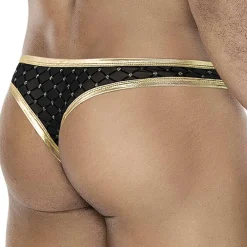 CUT4MEN Strings-String Support R4VAGE Noir - Or