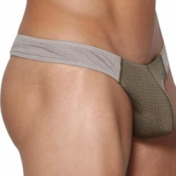 Marcuse Strings|Sous-Vêtements Sport-String Tahiti Kaki - Gris