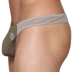 Marcuse Strings|Sous-Vêtements Sport-String Tahiti Kaki - Gris