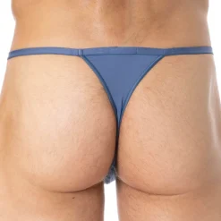 HOM Strings-String Temptation Plume Bleu Jeans