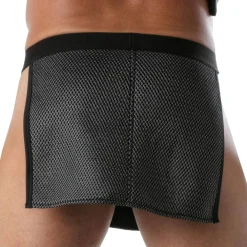 TOF Paris Tenues Sexy|Accessoires Sexy-Tablier 3D Party - Noir - Argent