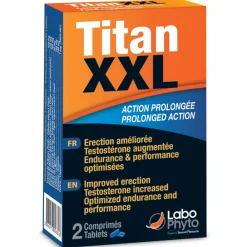 Labophyto Sexualité / Bien-Être-Titan XXL Action Prolongée - 2 Comprimés