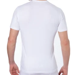 Emporio Armani T-Shirts-T-Shirt Bold Monogram Coton Blanc