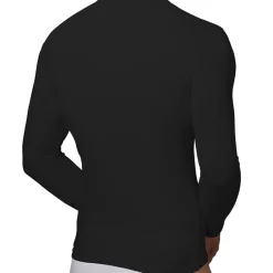 Doreanse T-Shirts-T-Shirt Col Rond Coton Modal Noir