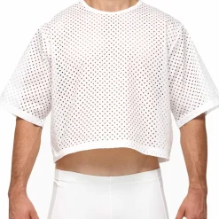 Modus Vivendi T-Shirts-T-Shirt Crop Poplin Blanc