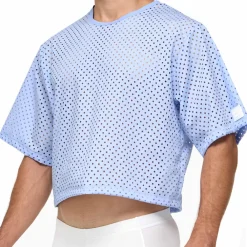 Modus Vivendi T-Shirts-T-Shirt Crop Poplin Bleu Clair