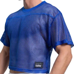 Bike T-Shirts-T-Shirt Crop Practice Bleu Roi