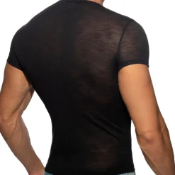 Addicted T-Shirts-T-Shirt Flame Noir