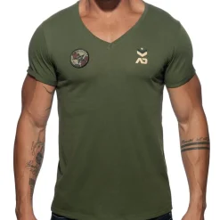 Addicted T-Shirts-T-Shirt Military Kaki