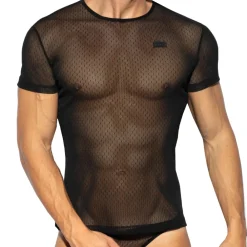 ES Collection Tenues Sexy|T-Shirts-T-Shirt Plumetti Noir