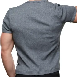 Andrew Christian T-Shirts-T-Shirt Shorty Chic Anthracite