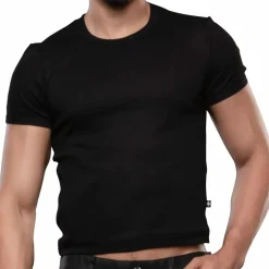 Andrew Christian T-Shirts-T-Shirt Shorty Chic Noir