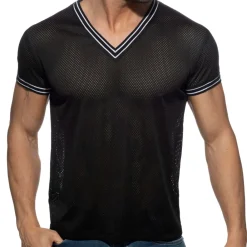 Addicted T-Shirts-T-Shirt Slam Mesh Noir