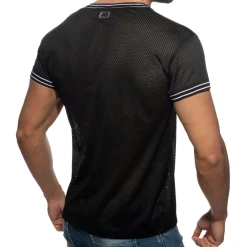 Addicted T-Shirts-T-Shirt Slam Mesh Noir