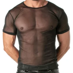 TOF Paris Tenues Sexy|T-Shirts-T-Shirt Transgressiv Noir